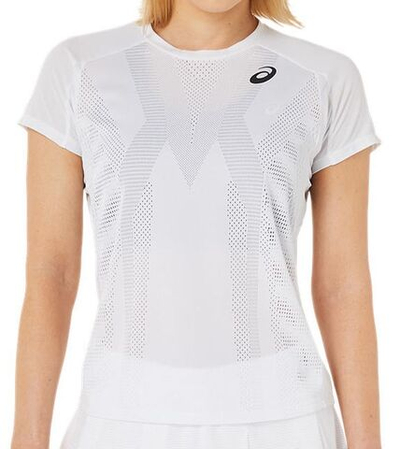 Женская теннисная футболка Asics Match Actibreeze Short Sleeved Top W - brilliant white