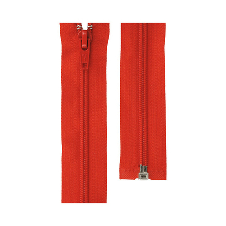 Молния Спираль "GAMMA", р/м, 50 см, однозамковая, №159 красный