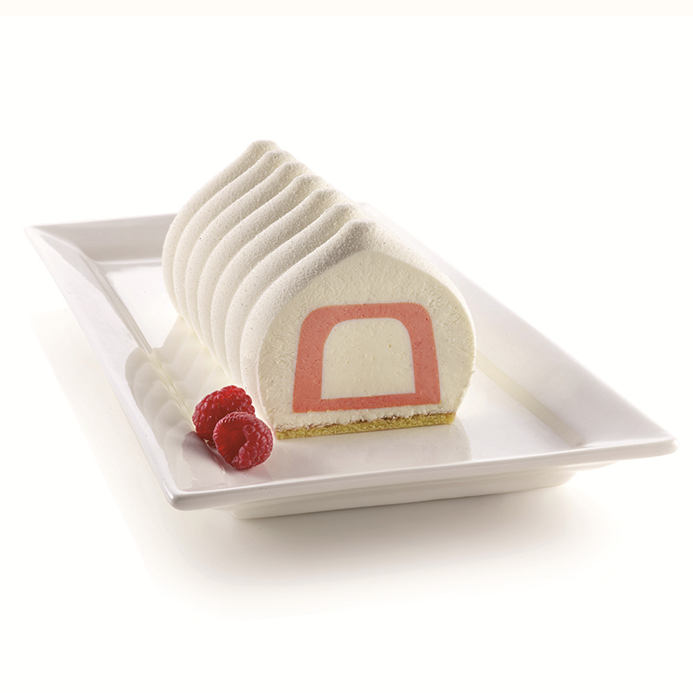Форма для приготовления пирожных Inserto Buche 25x7см силиконовая Silikomart
