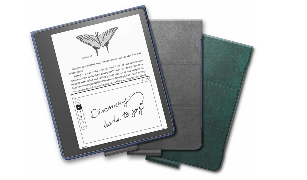 Оригинальная Обложка Kindle Scribe Premium Leather Cover Dark Emerald