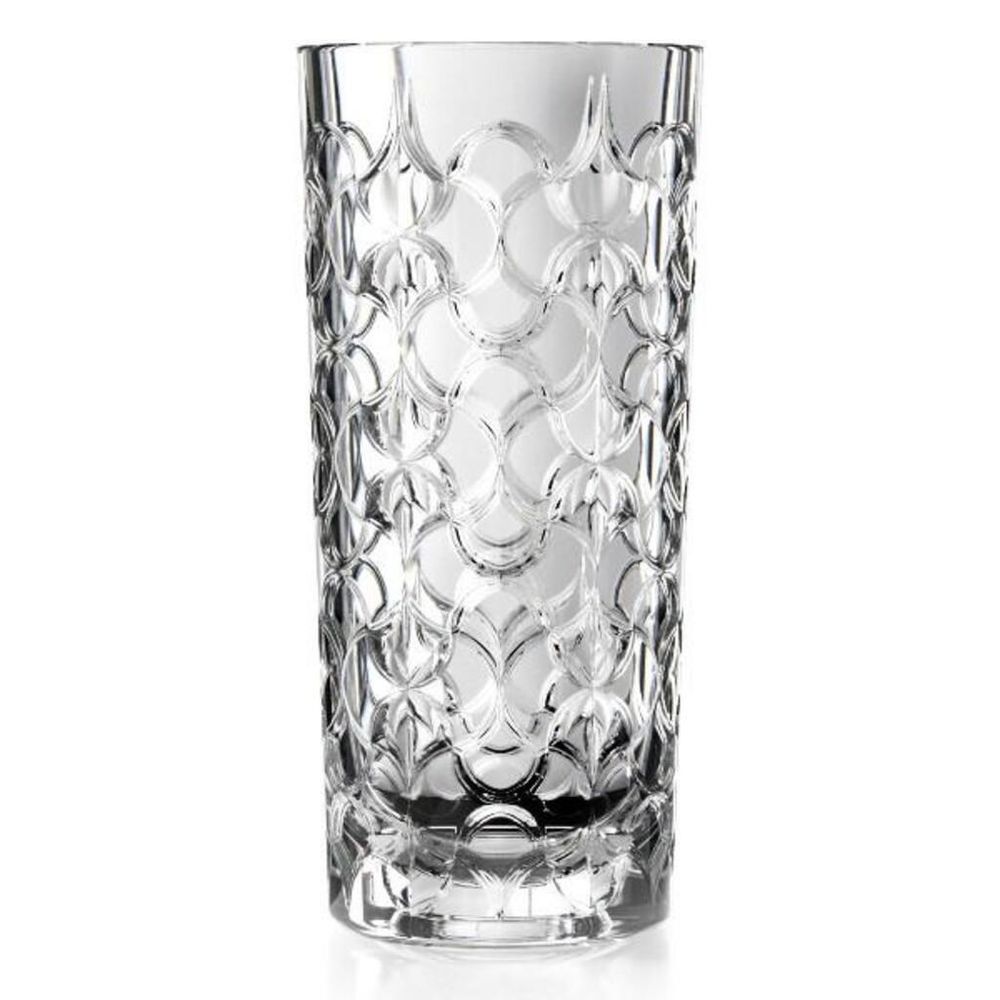 Ваза для цветов h28 см d 12,5 см хруст. стекло "Arabesque" RCR