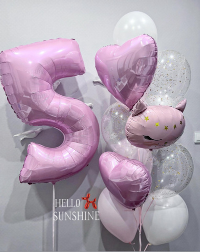Набор шаров Розовый