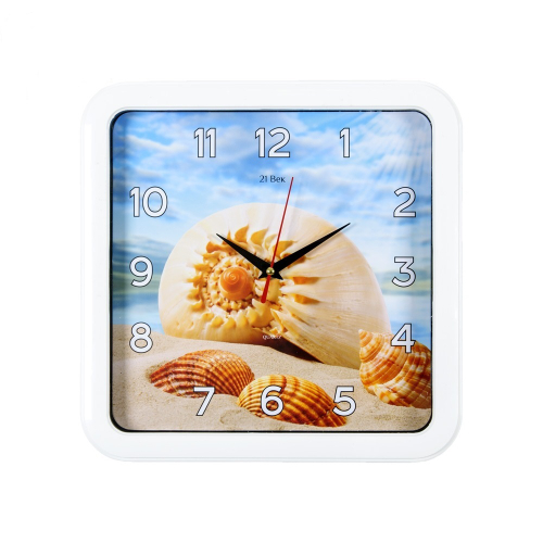 Часы 21 Bek настенные  7667-246 Белые