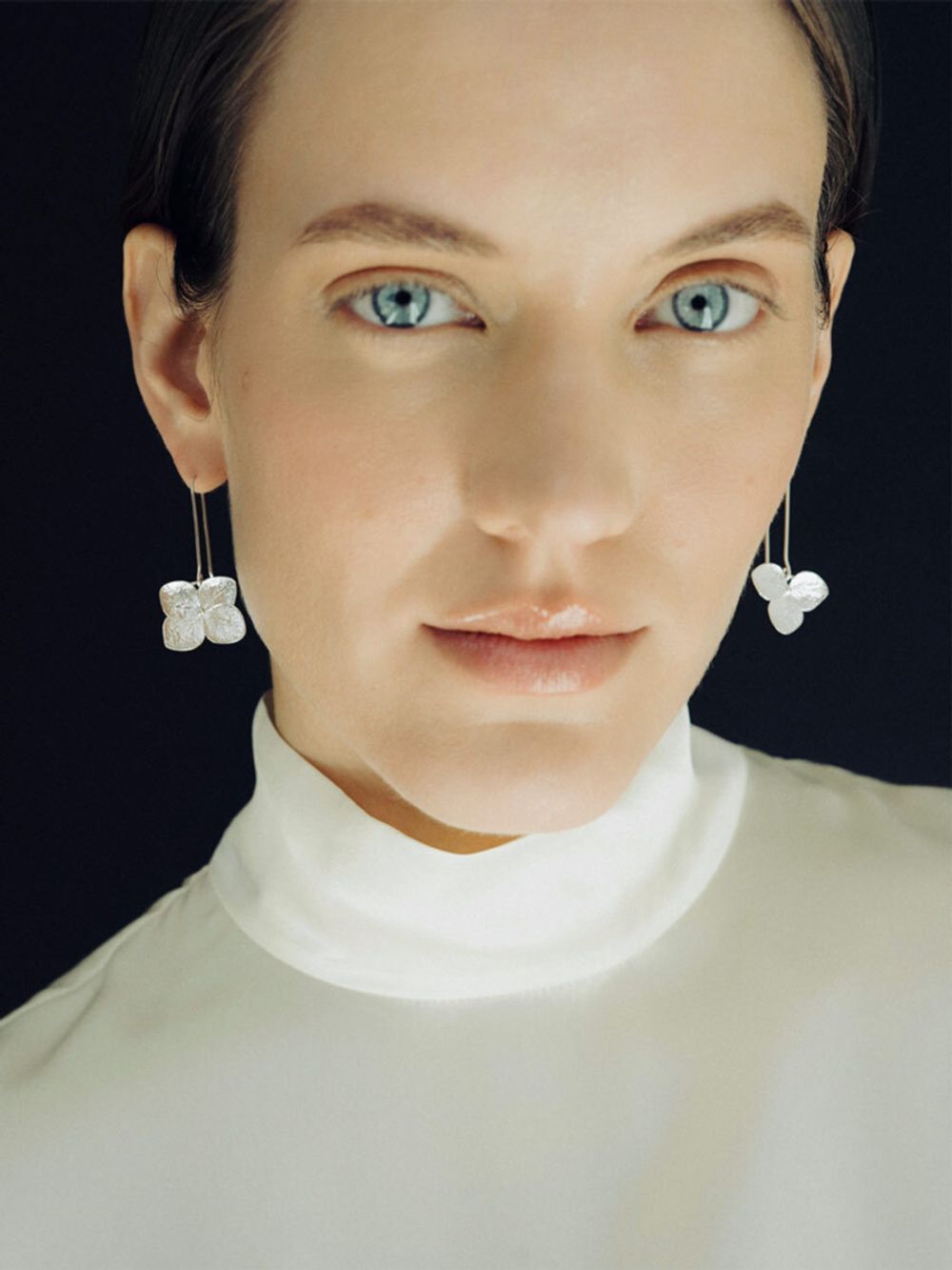 Серьги Гортензия Гранд