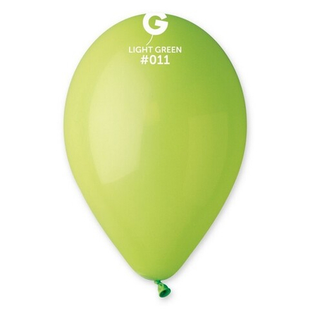 Воздушные шары Gemar, цвет 011 пастель, светлый зелёный, 100 шт. размер 12"
