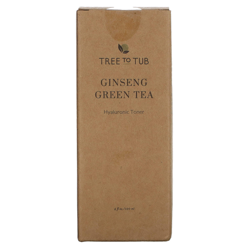 Tree To Tub, Увлажняющий тоник для лица без спирта, гамамелис, розовая вода, зеленый чай, для сухой и чувствительной кожи, 120 мл (4 жидк. унц.)