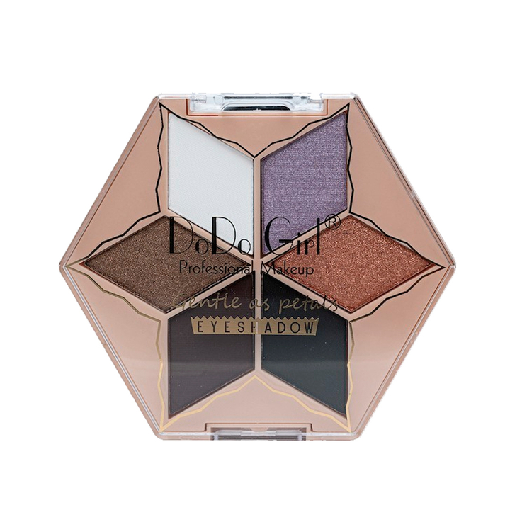 Тени для век DoDo Girl Gentle as Petals тон 03, 6 цветов, 12 г