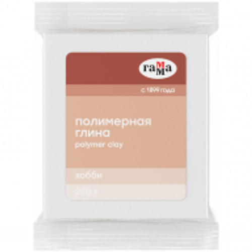 Полимерная глина Гамма "Хобби", белый, 250г И