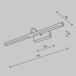 Светодиодная подсветка для зеркал Maytoni Twinkle MIR266WL-L12CH4K