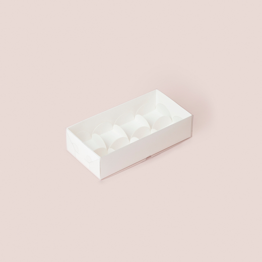 Коробка для 8 моти с пластиковой крышкой 227*114*55 мм