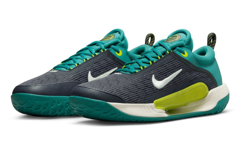 Теннисные кроссовки Nike Zoom Court NXT HC - mineral teal/sail-gridiron petrole mineral/voile