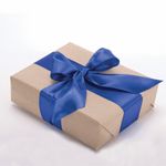 Лента атласная ширина 38 мм, длина 23 м, синяя, BRAUBERG, 591510