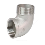 Угольник сталь нерж Ду 40 (1 1/2") ВР/НР Benarmo