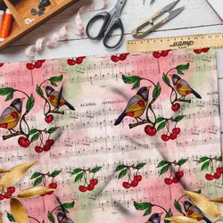 Ткань мембрана птички и кадриль