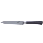 Набор ножей «SHEF» 6предметов (5ножей+подставка), черная ручка