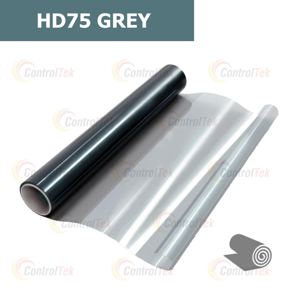 Пленка для окон атермальная HD75 GREY ControlTek, рулон (размер 1,524x30м.)