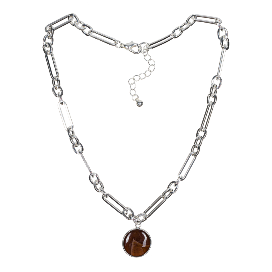 Колье Fiore Luna COFFE AGATE LN5148 BR/S
