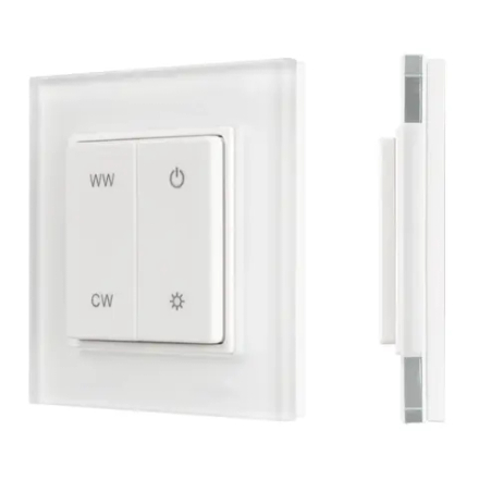 Панель SMART-P49-MIX-G-SUF (3V, 1 зона, Knob, 2.4G) (Arlight, Пластик) 032985