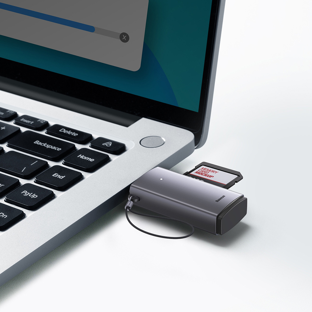 Кардридер Baseus Airjoy USB-A to SD/TF Card Reader