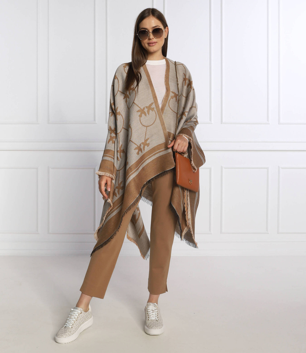 пончо podor 2 Pinko - коричневый(1G2069 Y7F9)