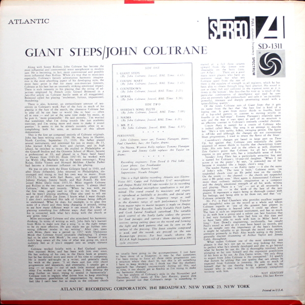 John Coltrane / Giant Steps (LP)
