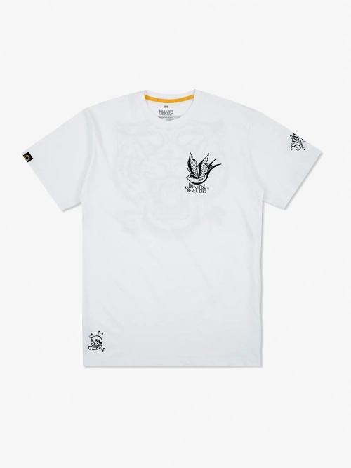 Футболка MANTO NEVER DIES белая