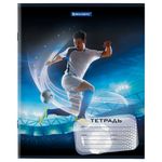 Тетрадь 12 л. BRAUBERG, клетка, обложка картон, "ФУТБОЛ", 106467, 5шт