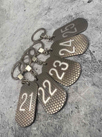 Номерки на ключи металлические 21-25