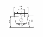 Унитаз-биде TECE One 9700200 безободковый