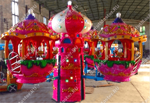 Электрическая Аттракцион карусель «Конфетный вихрь», 6×6×3,5 м