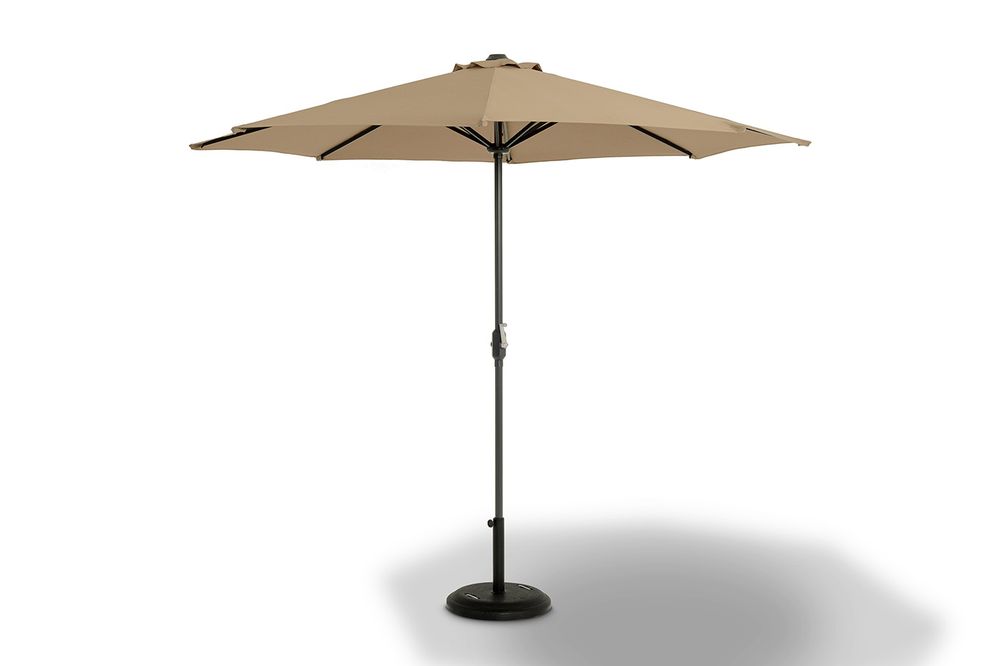 "Джулия" зонт садовый 3х3м на центральной опоре, тент бежевый