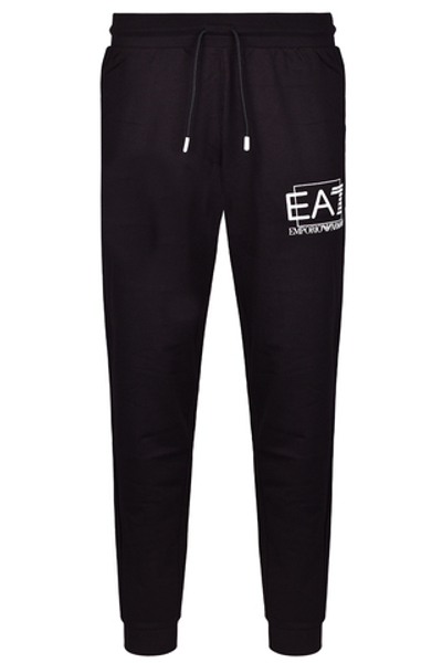 Мужские теннисные штаны EA7 Man Jersey Trouser - black