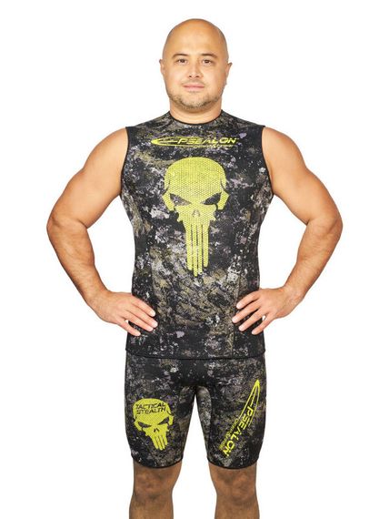 Майка Epsealon Skull Tactical Camo без рукавов  2.5 мм