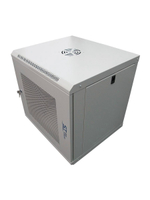 Шкаф телекоммуникационный настенный ST-NCP12U600 (СЕРЫЙ) С ПОЛКОЙ