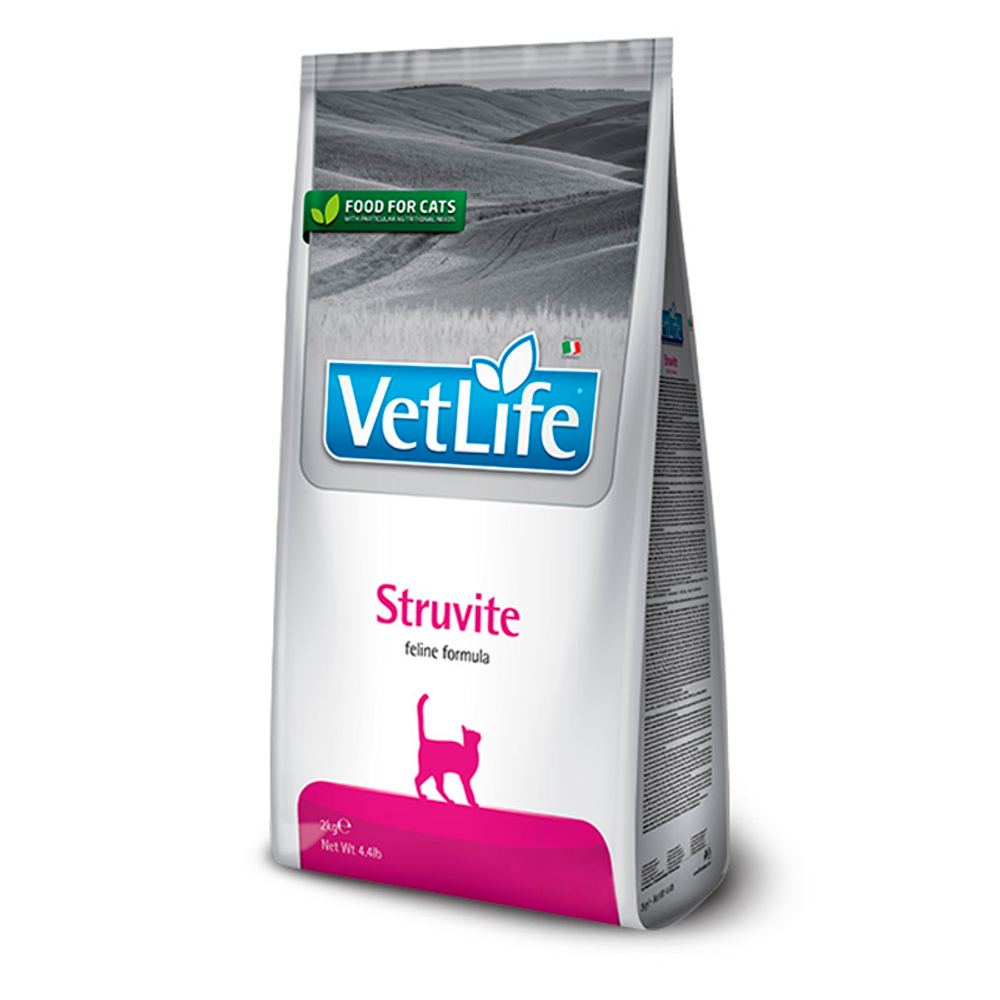 Сухой корм Farmina Vet Life Cat Struvite при МКБ струвитного типа для кошек,2 кг.