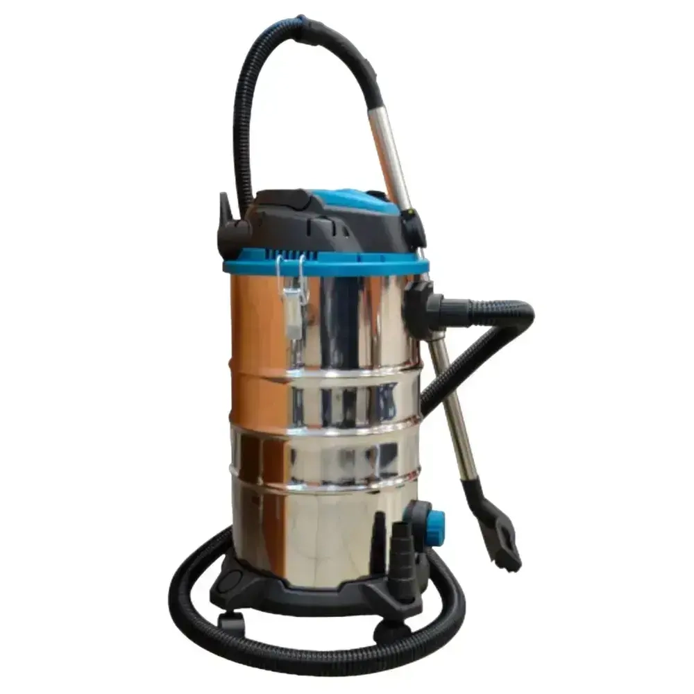 Пылесос строительный INKAM VC-30 с розеткой (1700 Вт, 30 л, металл) промышленный для электроинструмента технический, подарок мужчине