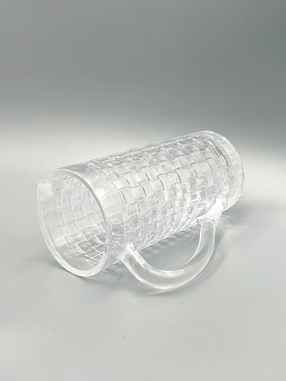 Графин стеклянный 1,2 л. с ручкой плетеная серия