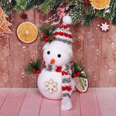 Снеговичок «Хвойное чудо» 17*10*13 см