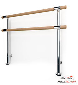 Модель №20 Стойка 2-х уровневого балетного станка Элегант (нержавеющая сталь)