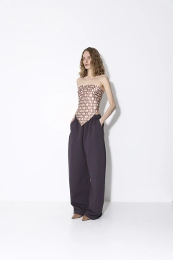 Шелковый платок крупный паттерн