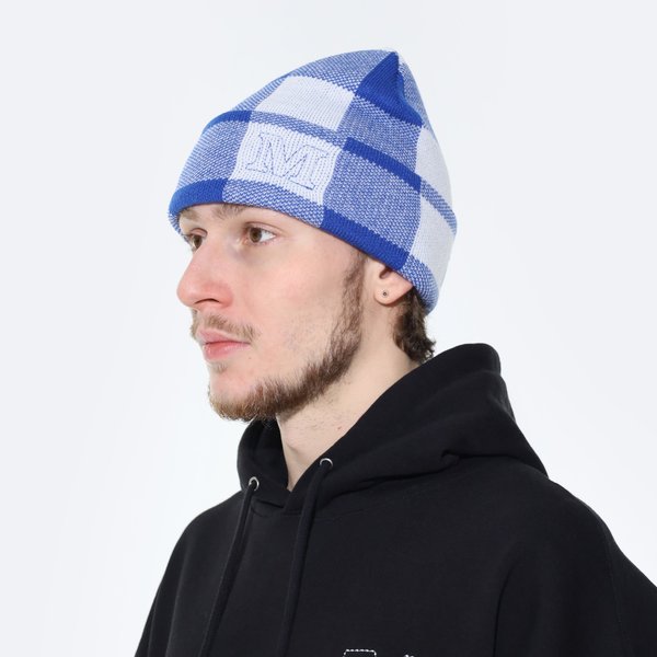 Шапка Magamaev M beanie (blue/white) артикул: - купить в магазине Дайс