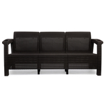 Диван "Ротанг-плюс" 3-х местный без подушки (мокко)