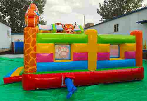 Коммерческий надувной батут «Тигриная страна 3», 10*5*3,5 м