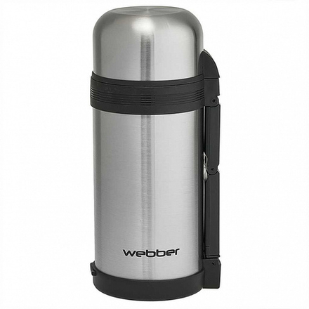Термос пищевой нерж.с ручкой WEBBER SST-1200Р 1200мл
