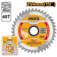 Диск пильный по дереву TCT 254х30 мм 40Т INGCO TSB125425 INDUSTRIAL