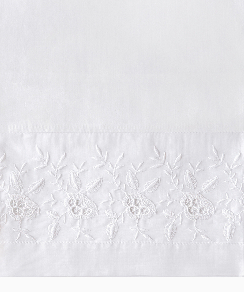 Наволочка с запахом 50х70 Bovi Primavera белая