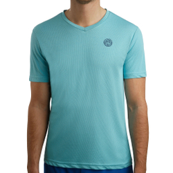 Мужское теннисное поло BIDI BADU Ted Tech T-Shirt Men - Light Blue