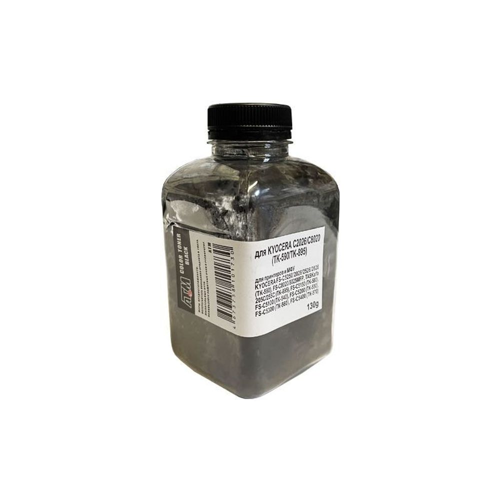 Тонер для KYOCERA FS-C2026MFP/C8020/C5150DN (TK-590/580/895) (130гр, черный, 7К, NonChem) ATM Тонер для KYOCERA FS-C2026MFP/C8020/C5150DN (TK-590/580/895) (130гр, черный, 7К, NonChem) ATM