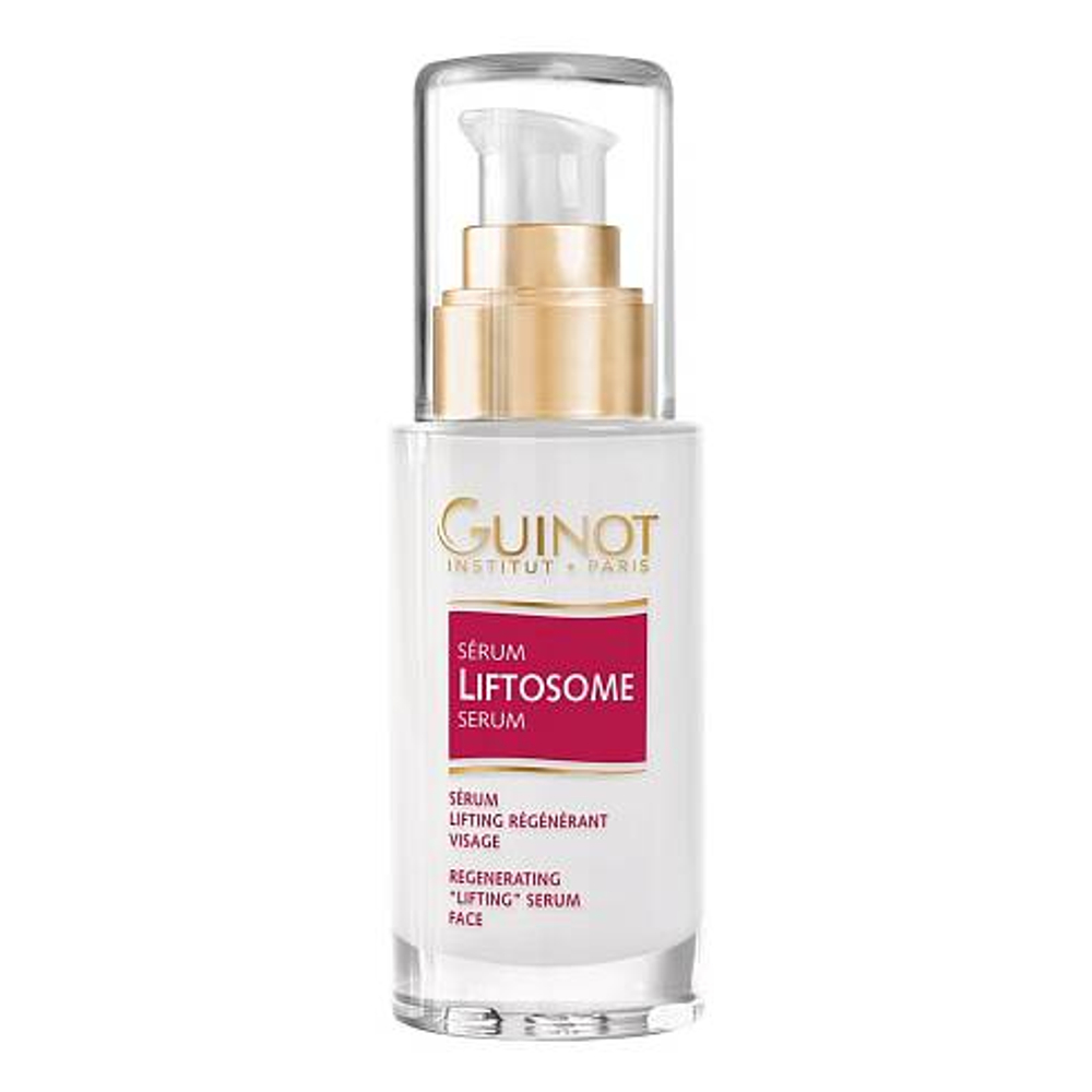Serum Liftosome Высококонцентрированный укрепляющий серум с кремовой текстурой и цветочным ароматом для интенсивного ухода за кожей с потерей упругости, тонуса и эластичности.