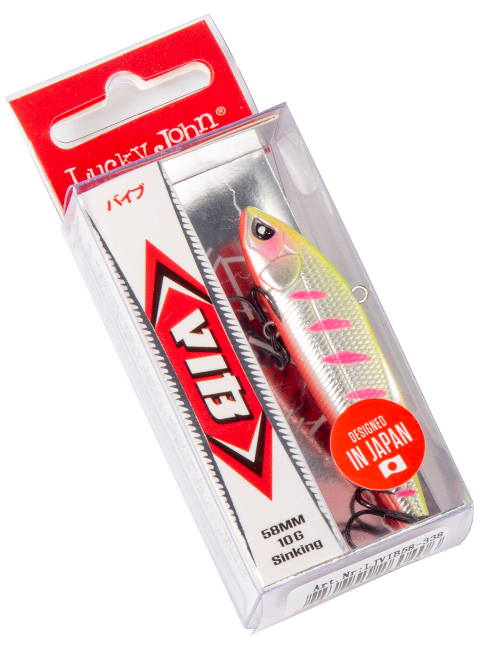 Воблер тонущий вертикальный LJ Pro Series VIB S 58.00/338